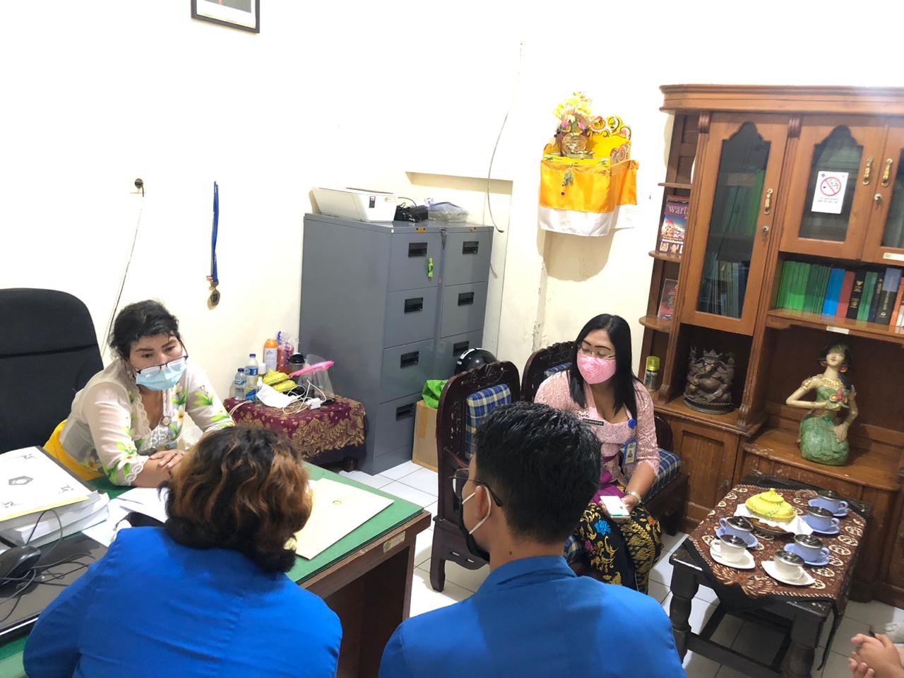 Koordinasi penerimaan mahasiswa KKN Warmadewa
