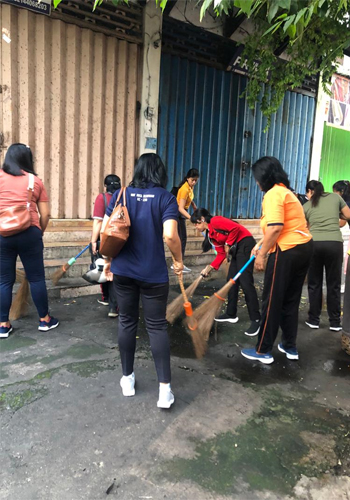 Kegiatan Jumat bersih di Jalan Sulawesi (13/03)