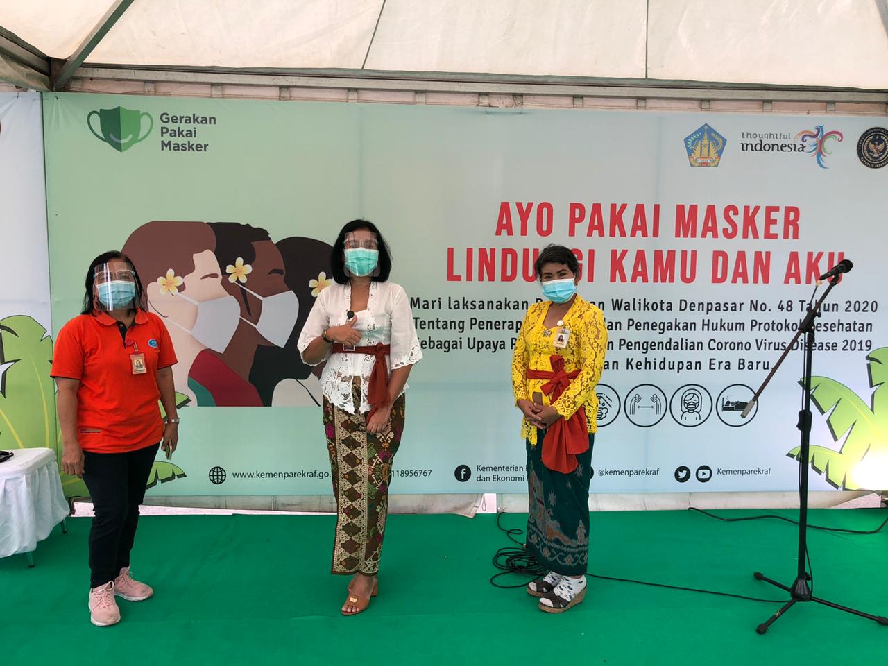 UNDANGAN DALAM ACARA PEMBUKAAN KAMPANYE PAKAI MASKER