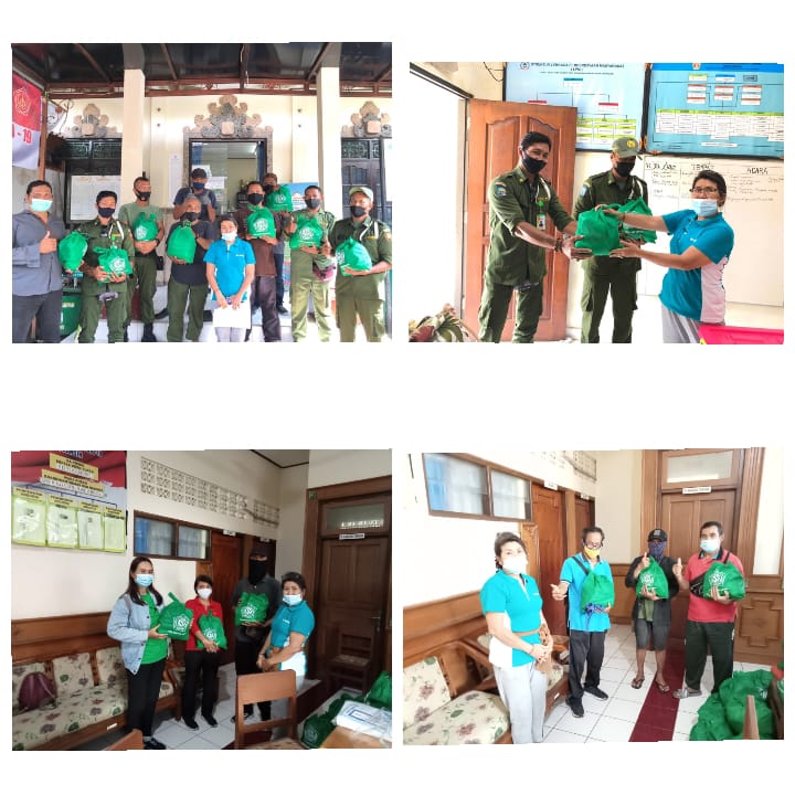 PEMBERISN SEMBAKO KEPADA JUMANTIK, PETUGAS SWAKELOLA SAMPAH, DAN LINMAS