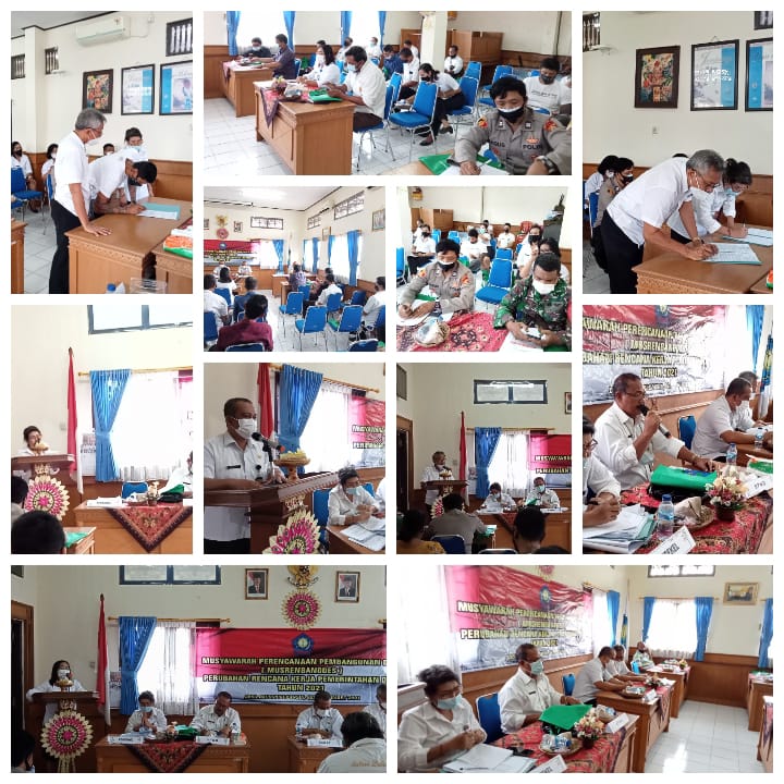 MUSYAWARAH PERENCANAAN PEMBANGUNAN DESA (MUSRENBANGDES) PERUBAHAN RENCANA KERJA PEMERINTAHAN DESA TA