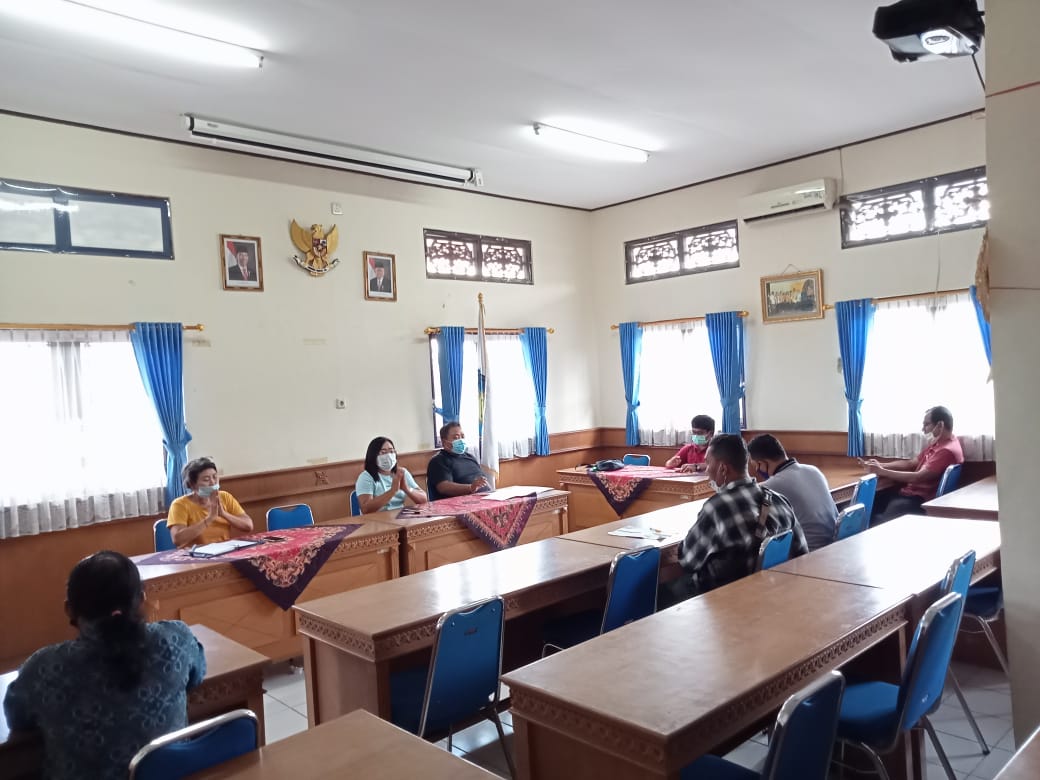 KEGIATAN RAPAT PERSIAPAN PKTD DESA DAUH PURI KANGIN TAHUN ANGGARAN 2021