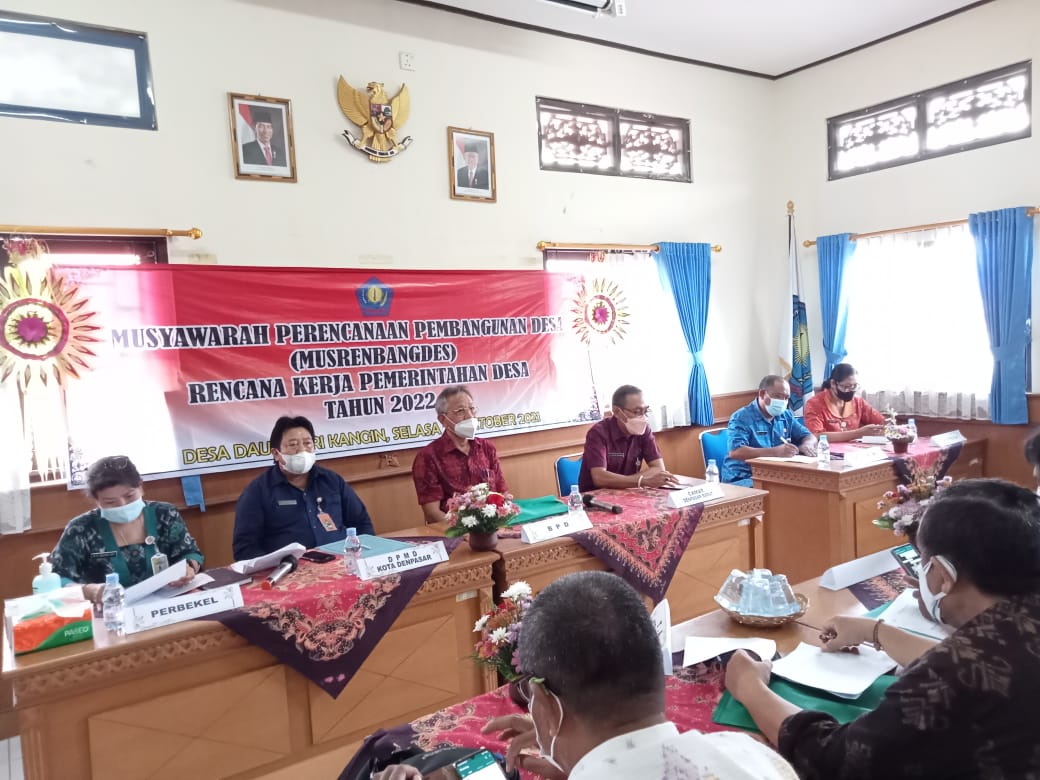 MUSRENBANGDES RKP TAHUN 2022 DESA DAUH PURI KANGIN