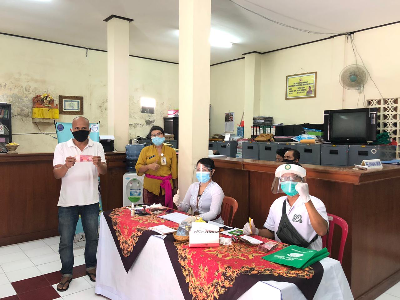 KEGIATAN PENCAIRAN BLT DD BULAN KE VI