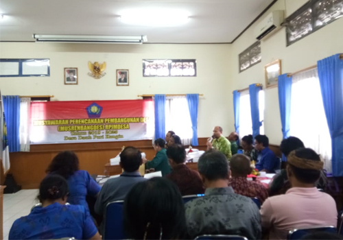 MUSYAWARAH PERENCANAAN PEMBANGUNAN DESA (2019-2025)