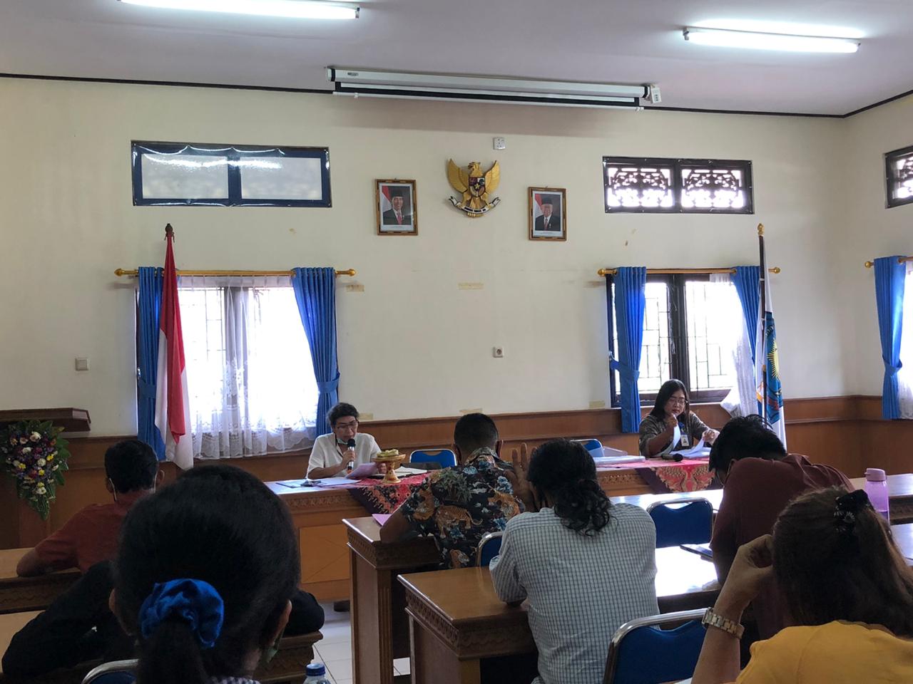 RAPAT RUTIN DESA DAUH PURI KANGIN