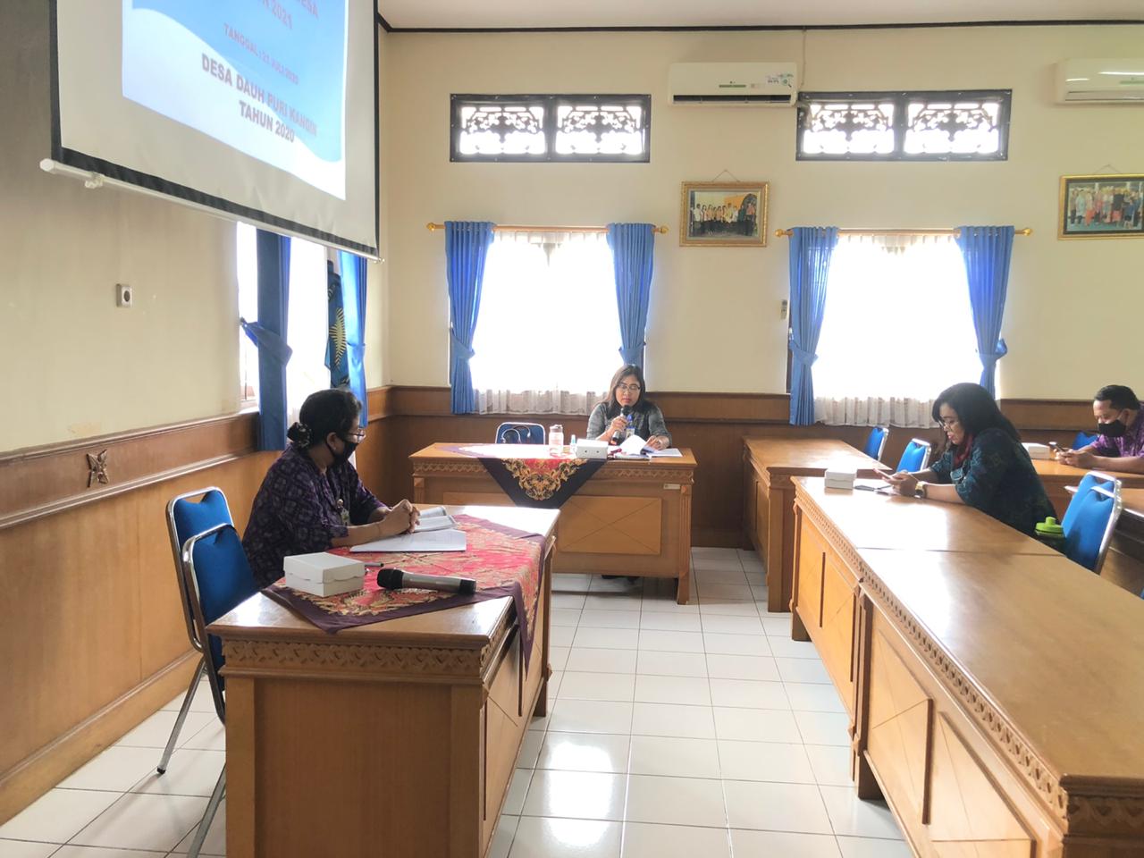 RAPAT PEMBENTUKAN  TIM PENYUSUNAN RKP DESA DAUH PURI KANGIN TAHUN 2021