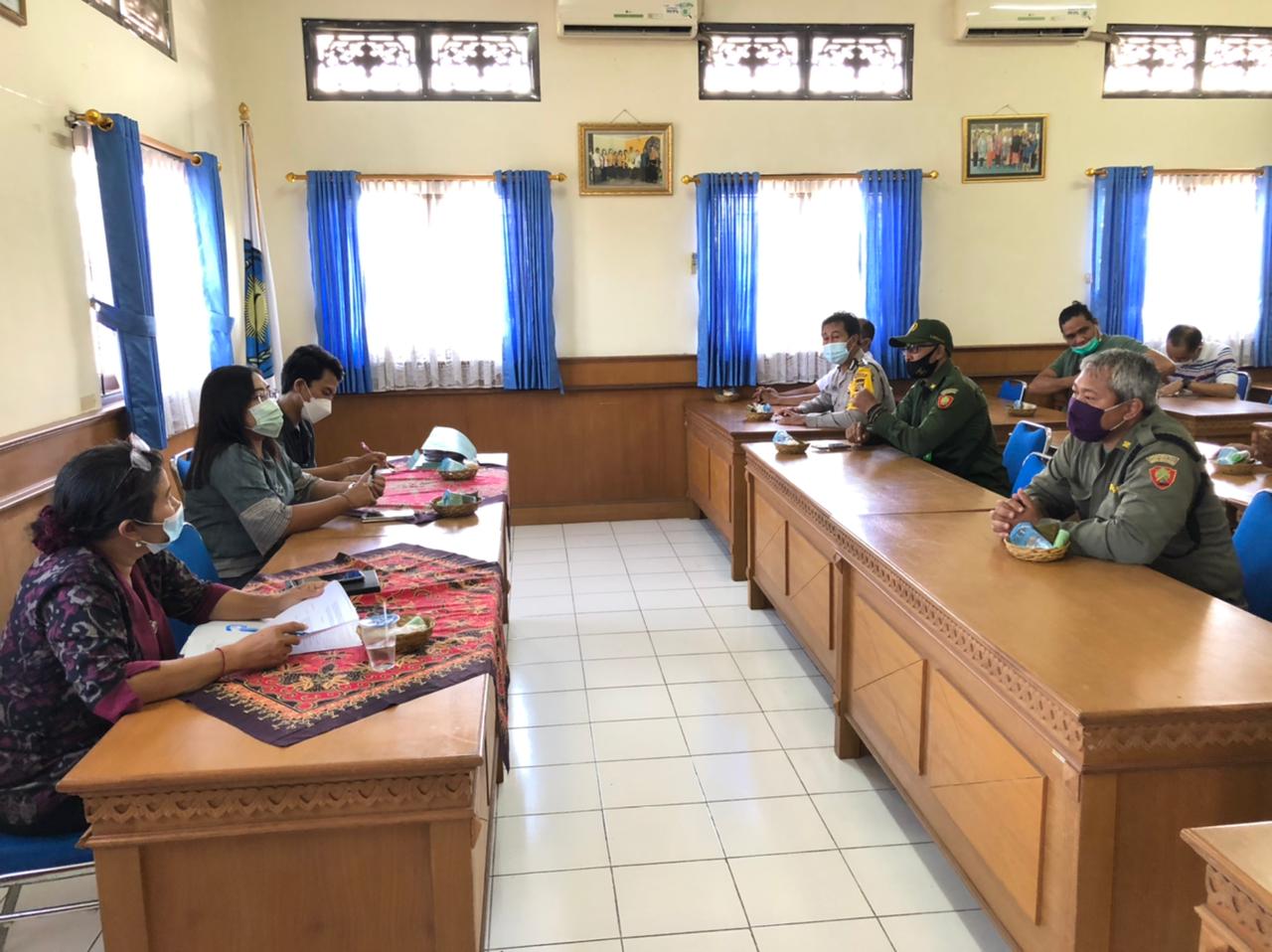 RAPAT KOORDINASI LINMAS DESA DAUH PURI KANGIN