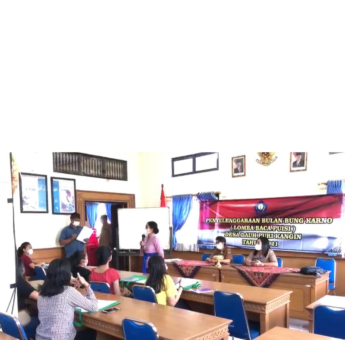 PEMBINAAN LOMBA BACA PUISI BULAN BUNG KARNO TAHUN 2021