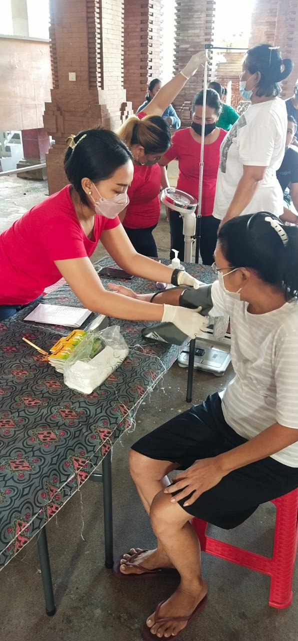 Kegiatan Posyandu di Br.Titih Tengah Desa Dauh Puri Kangin