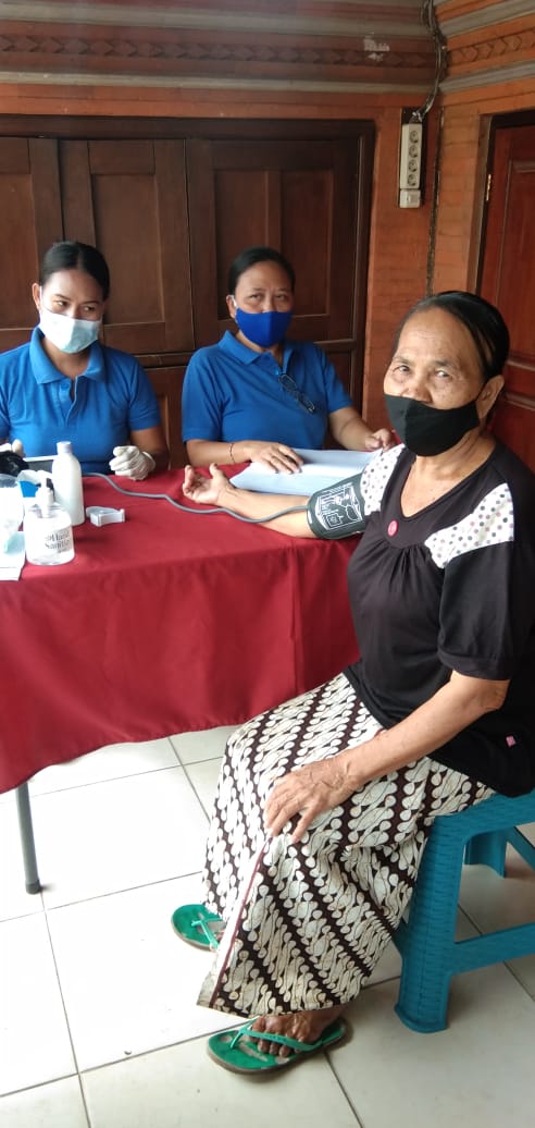 Kegiatan Posyandu Br.Titih Kaler Desa Dauh Puri Kangin