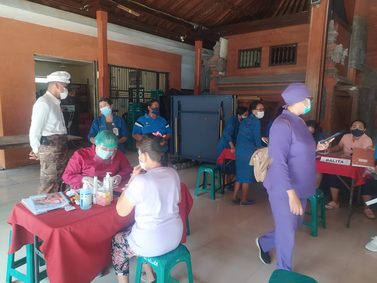 Kegiatan Posyandu di Br.Gemeh Desa Dauh Puri Kangin
